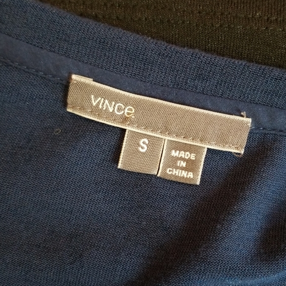 Vince Color Block Blouse Long Sleeve - Picture 4 of 4